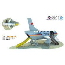 2014 new type children airplane style outdoor slide equipment